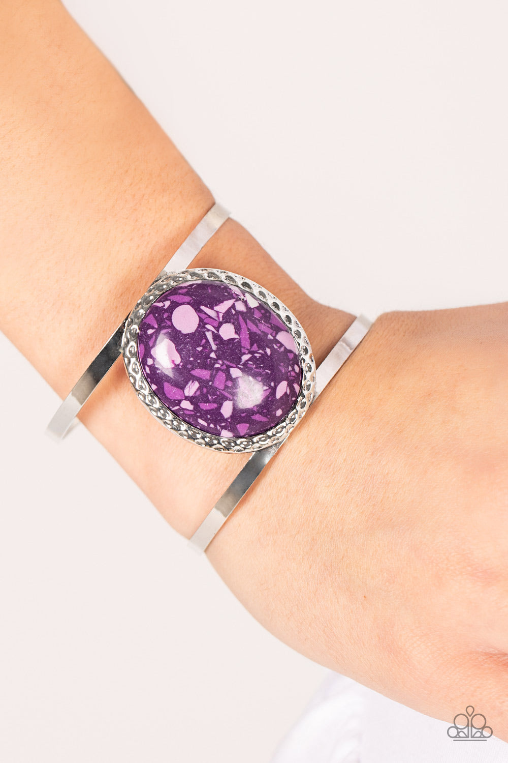 Paparazzi Accessories: Tantalizingly Terrazzo - Purple Bracelet