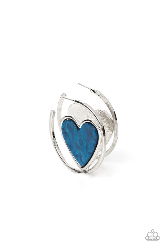 Paparazzi Accessories: Smitten with You - Blue Earring