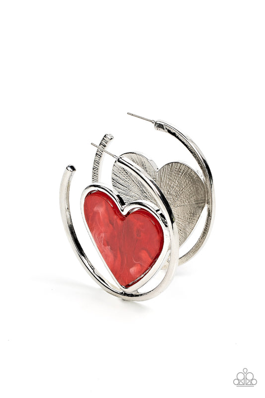Paparazzi Accessories: Smitten with You - Red Earring