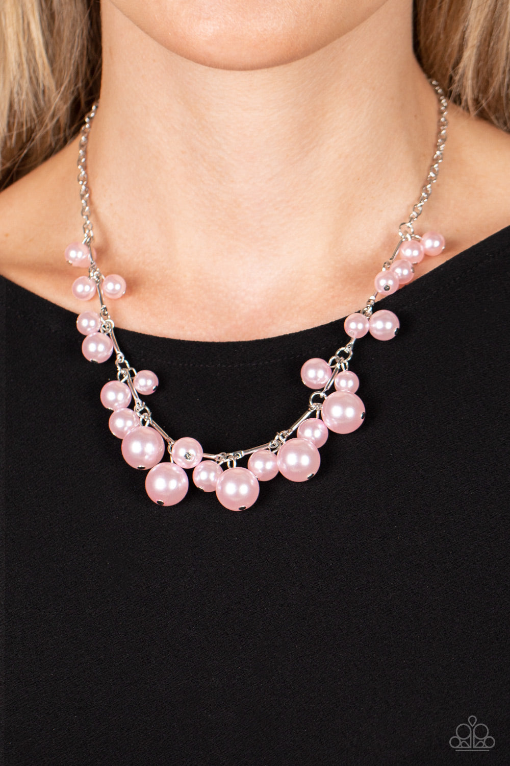 Paparazzi Accessories: Tearoom Gossip - Pink Necklace