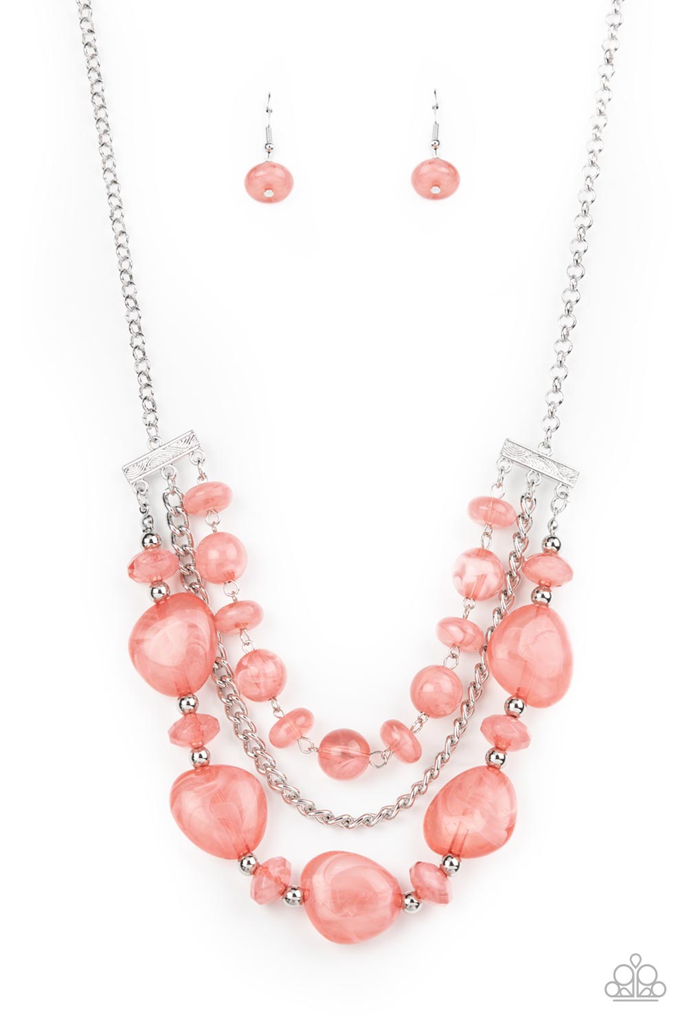 Paparazzi Accessories: Oceanside Service - Pink Necklace