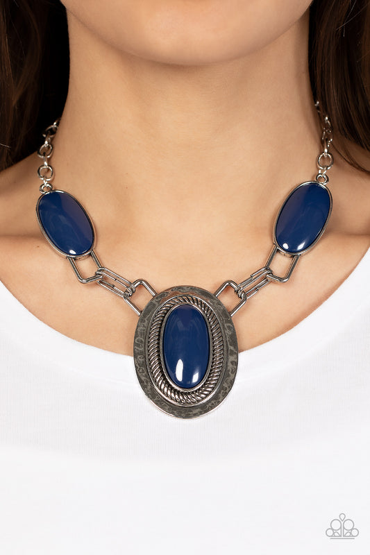 Paparazzi Accessories: Count to TENACIOUS - Blue Necklace