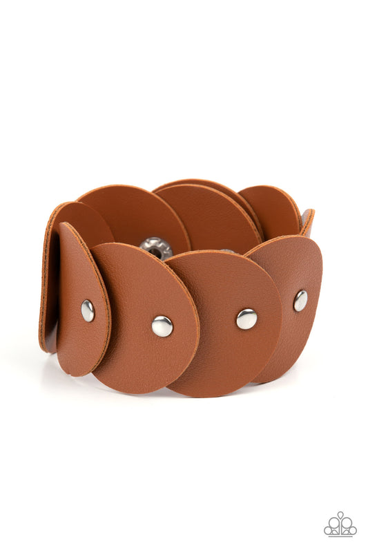Paparazzi Accessories: Rhapsodic Roundup - Brown Bracelet