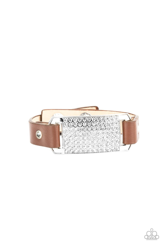 Paparazzi Accessories: Urban Rivalry - Brown Bracelet