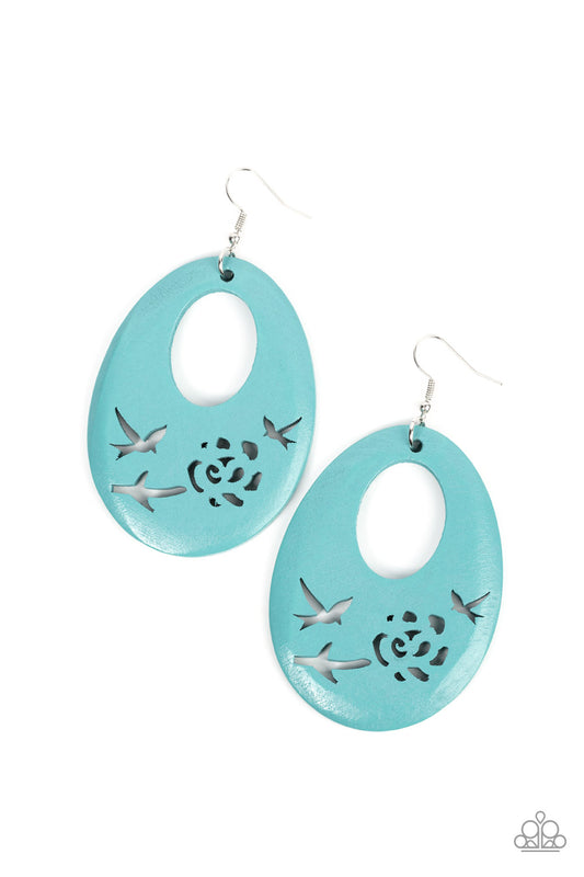 Paparazzi Accessories: Home TWEET Home - Blue Earring