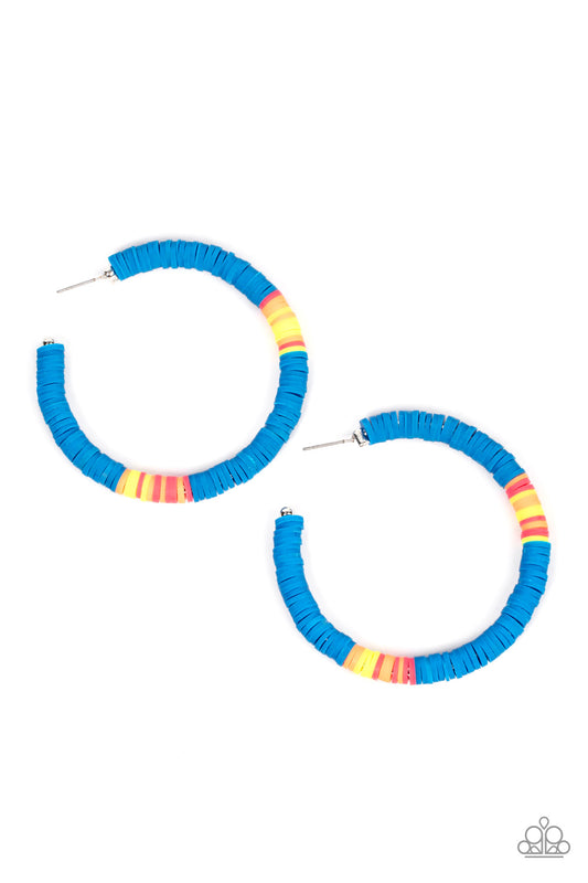 Paparazzi Accessories: Colorfully Contagious - Blue Earring