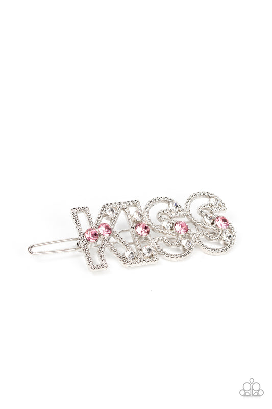 Paparazzi Accessories: Kiss Bliss - Pink Hair Clip