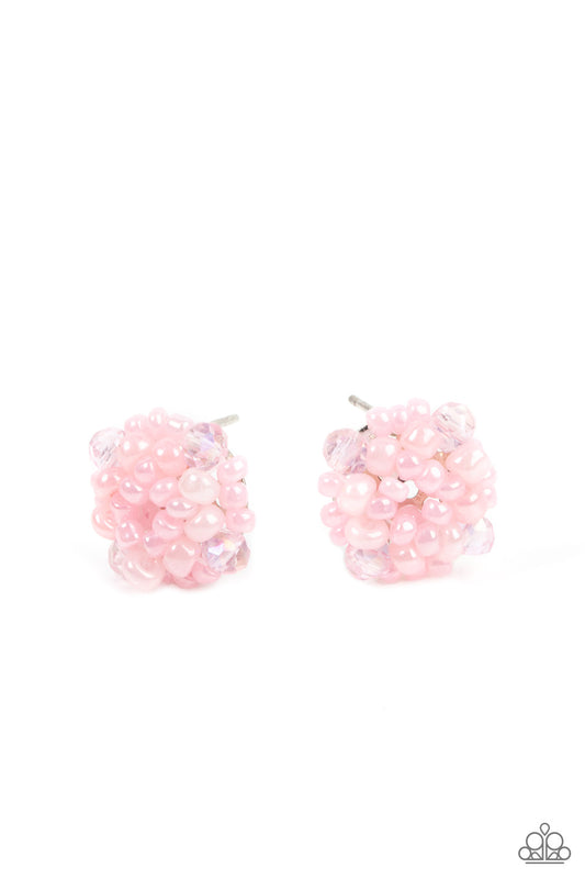 Paparazzi Accessories:Bunches of Bubbly - Pink Earring