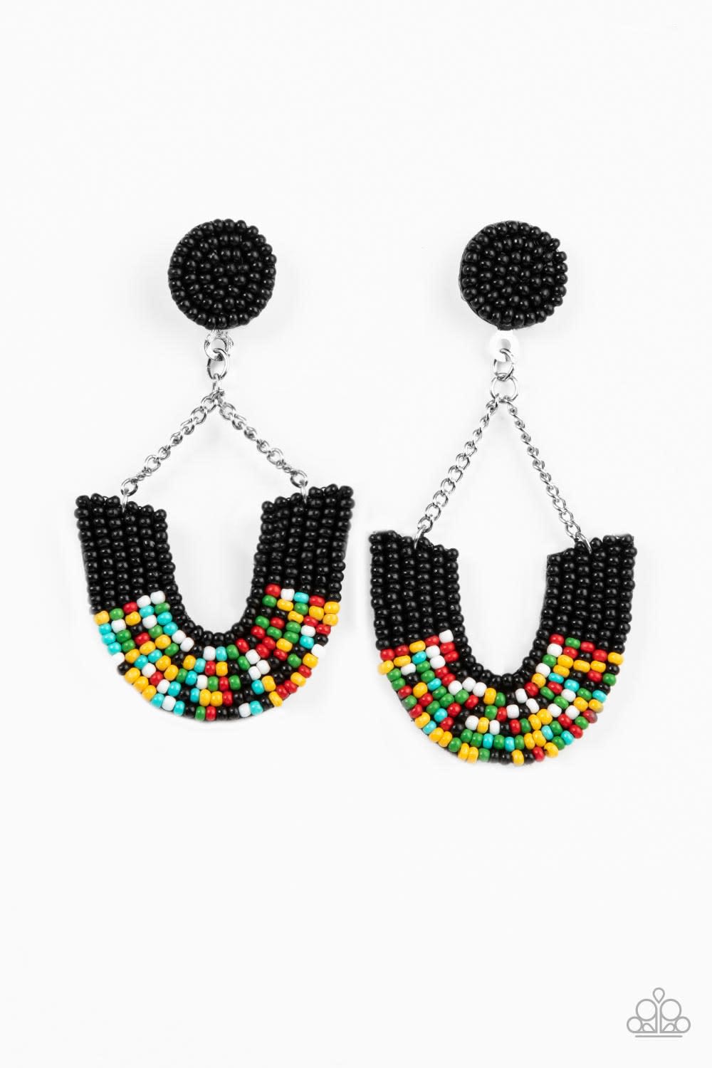 Paparazzi Accessories: Make it RAINBOW - Black Earring