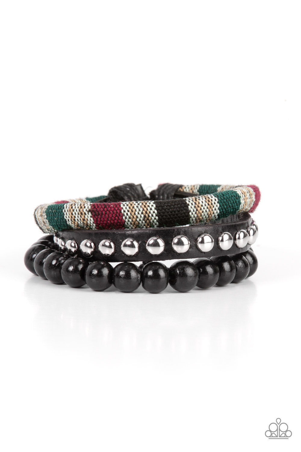 Paparazzi Accessories: Loom Zoom - Black Bracelet