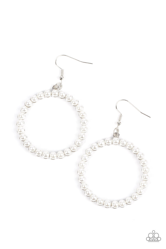 Paparazzi Accessories: Can I Get A Hallelujah - White Earring
