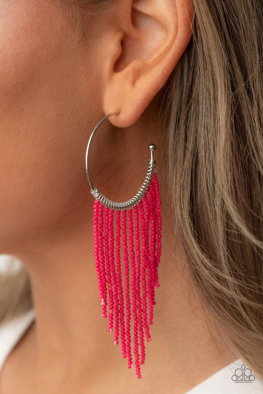 Paparazzi Accessories: Saguaro Breeze - Pink Earring