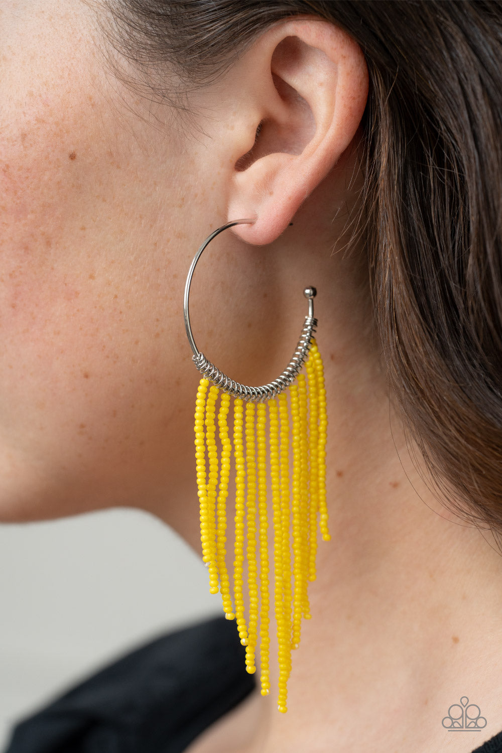 Paparazzi Accessories: Saguaro Breeze - Yellow Earring