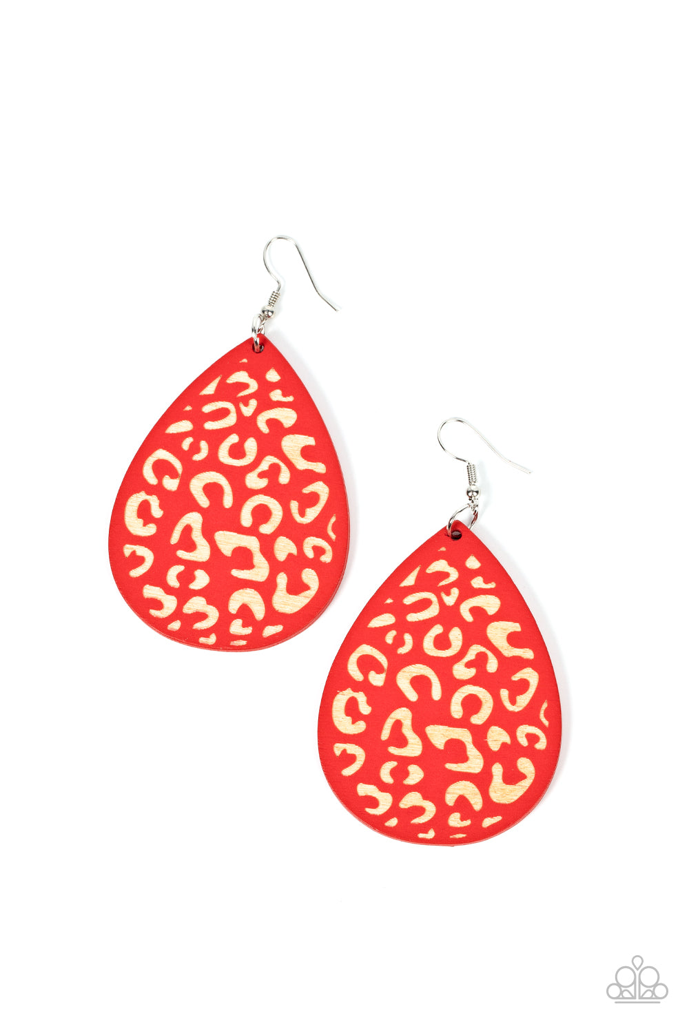 Paparazzi Accessories: Suburban Jungle - Red Wood Earring