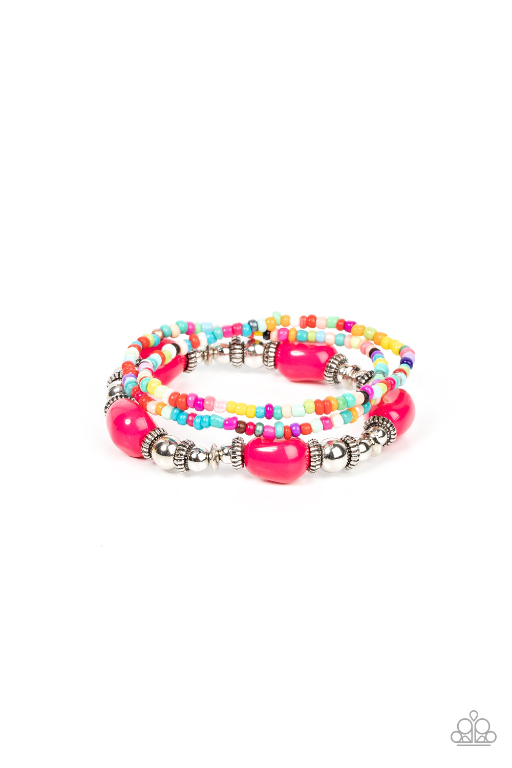 Paparazzi Accessories: Confidently Crafty - Pink Bracelet