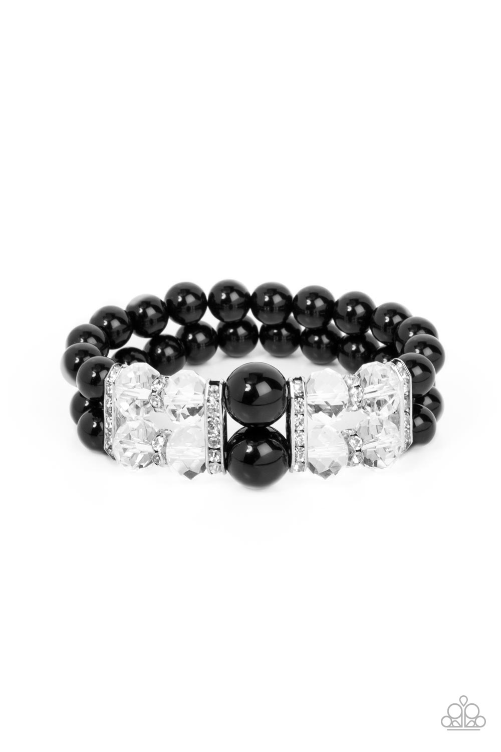 Paparazzi Accessories: Timelessly Tea Party - Black Bracelet