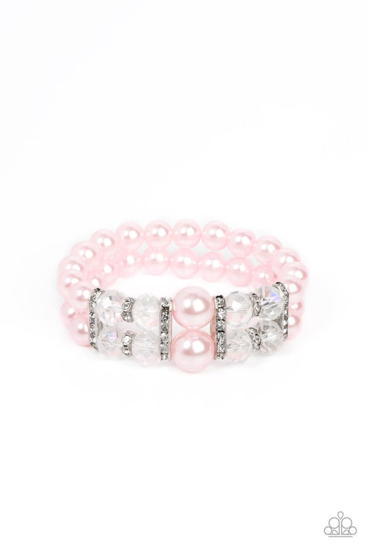 Paparazzi Accessories: Timelessly Tea Party - Pink Bracelet