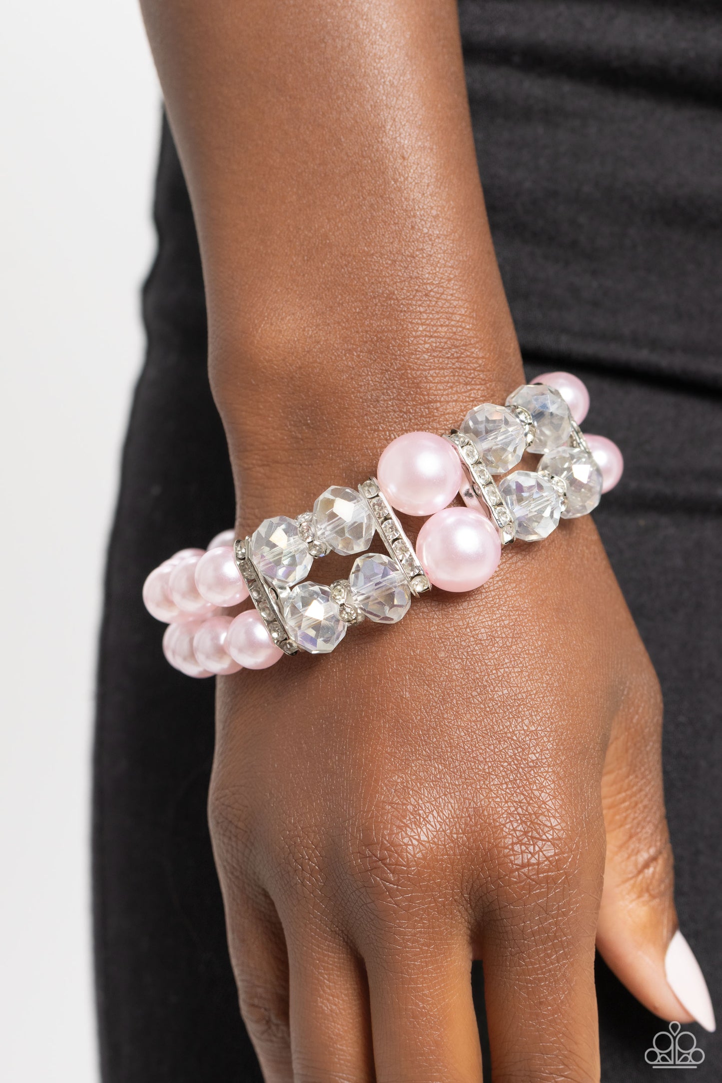 Paparazzi Accessories: Timelessly Tea Party - Pink Bracelet