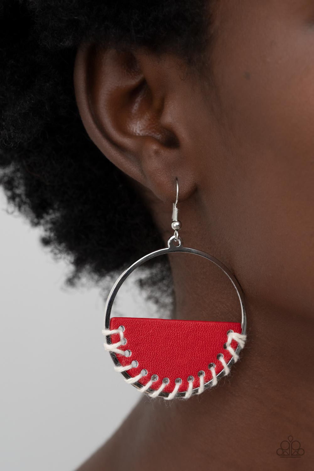 Paparazzi Accessories: Lavishly Laid Back - Red Earring