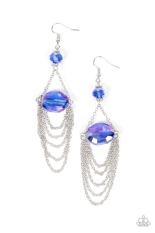 Paparazzi Accessories: Ethereally Extravagant - Blue Earring