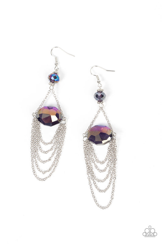 Paparazzi Accessories: Ethereally Extravagant - Purple Earring