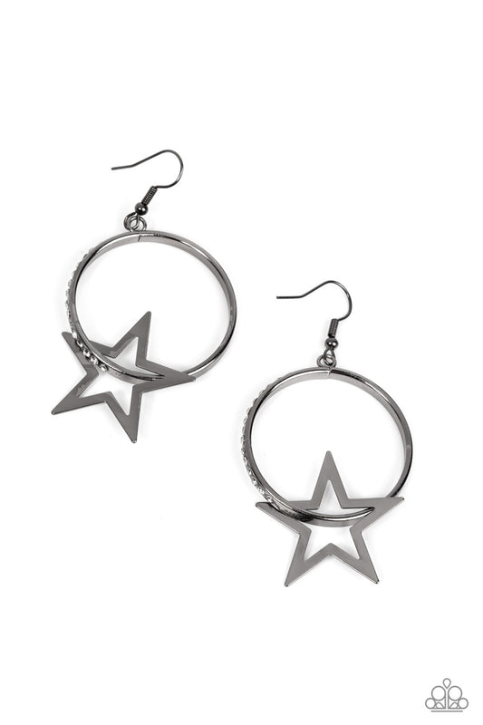 Paparazzi Accessories: Superstar Showcase - Black Earring