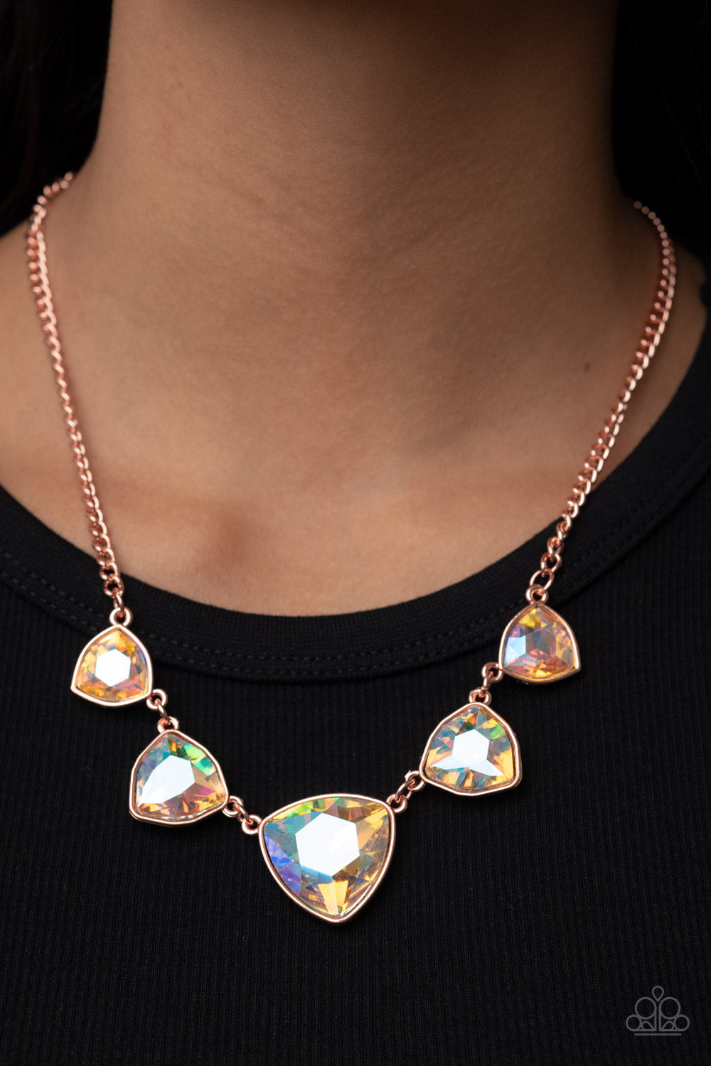 Paparazzi Accessories: Cosmic Constellations - Copper Necklace