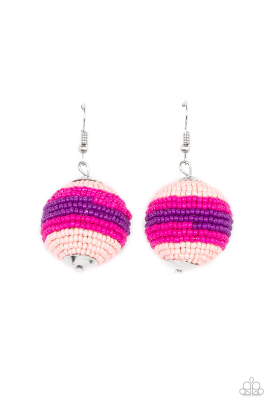 Paparazzi Accessories: Zest Fest - Pink Earring