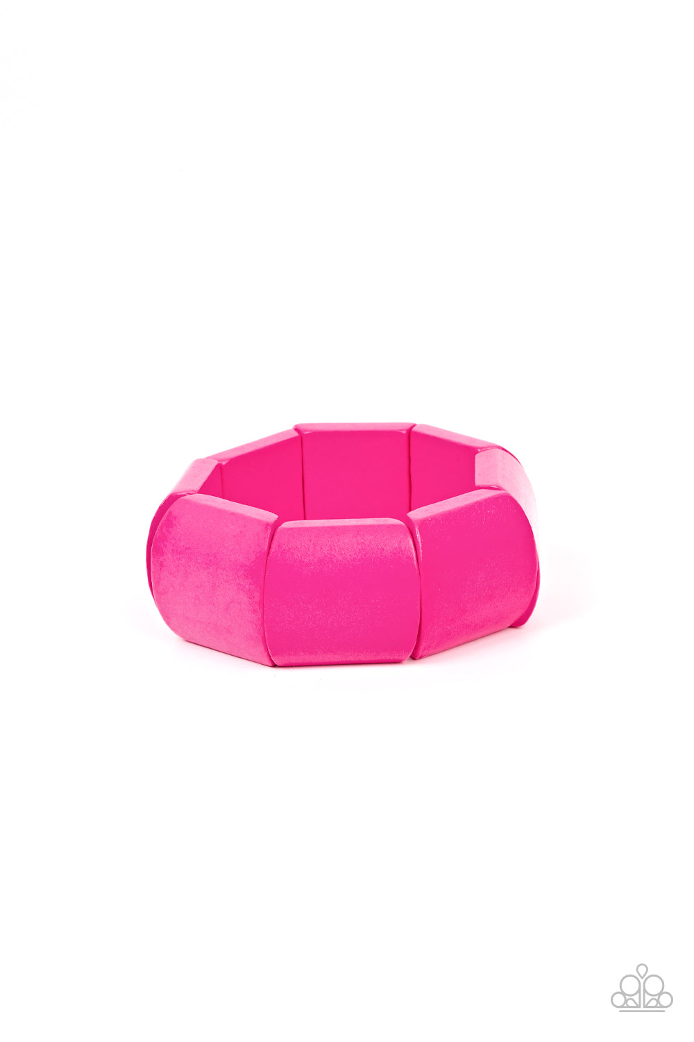 Paparazzi Accessories: Coconut Cove - Pink Wood Bracelet