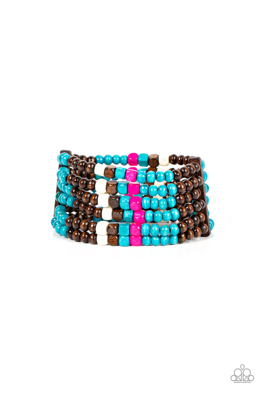 Paparazzi Accessories: Dive into Maldives - Blue Bracelet