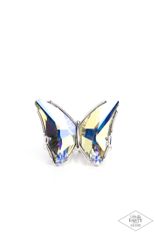 Paparazzi Accessories: Fluorescent Flutter - Multi Ring