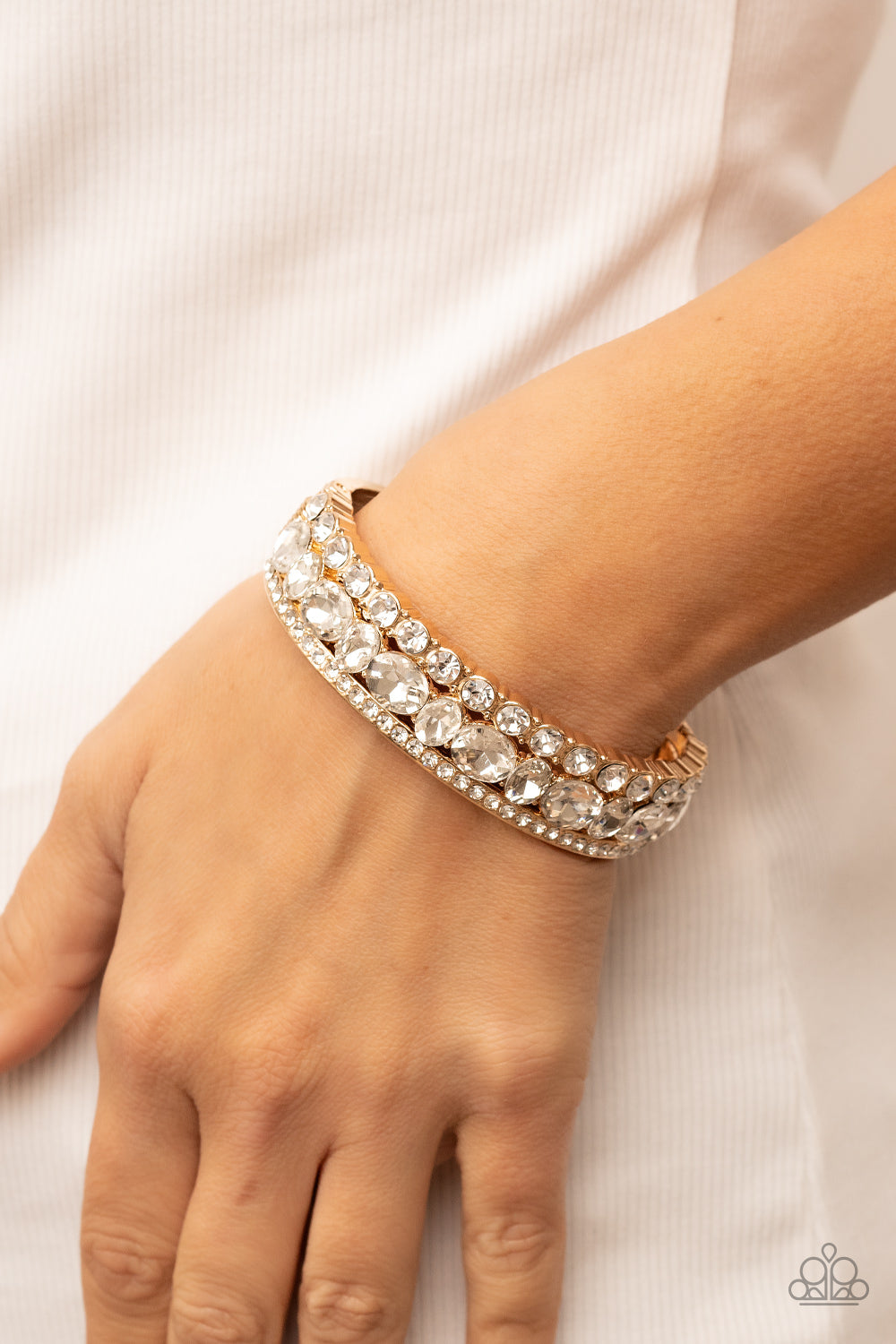 Paparazzi Accessories: Mega Megawatt - Gold Bracelet