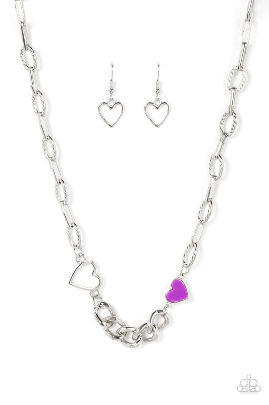 Paparazzi Accessories: Little Charmer - Purple Necklace