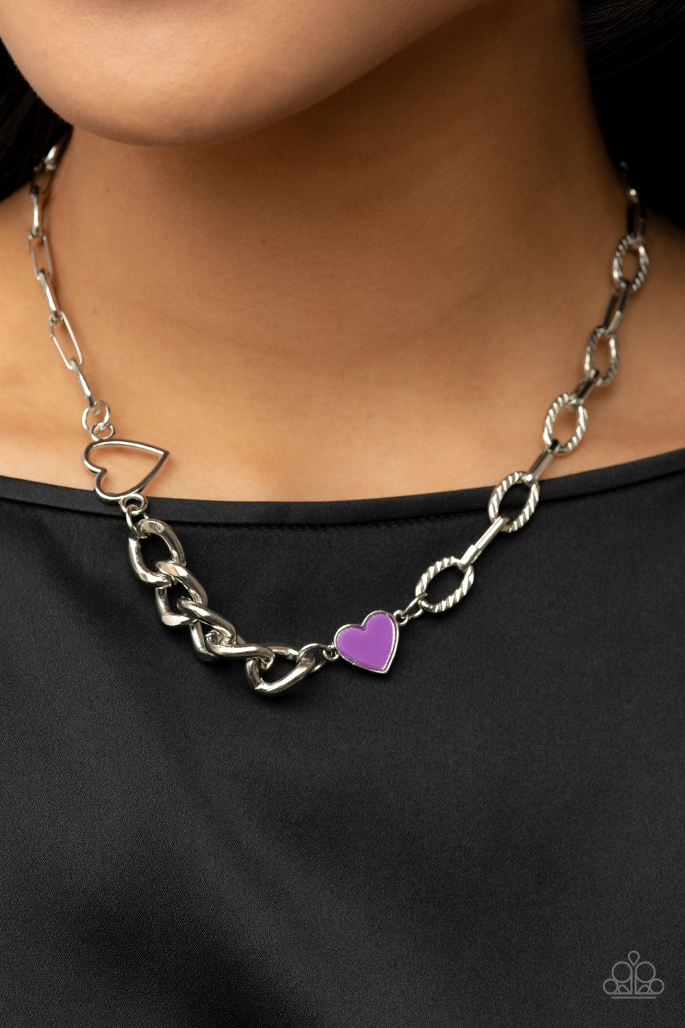 Paparazzi Accessories: Little Charmer - Purple Necklace