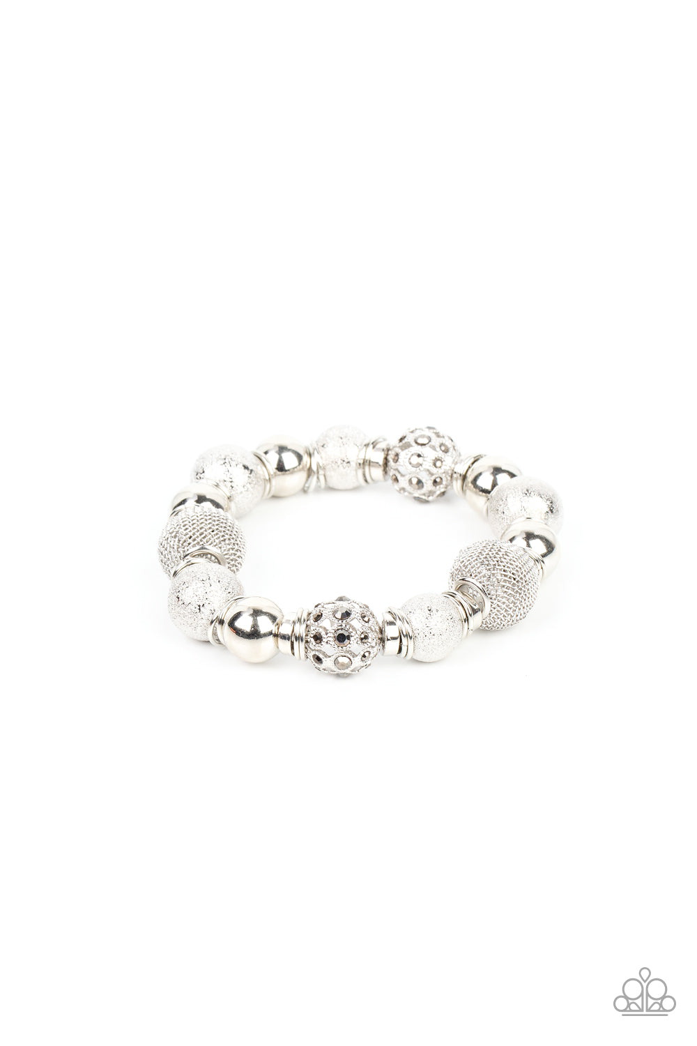 Paparazzi Accessories: We Totally Mesh - Silver Bracelet