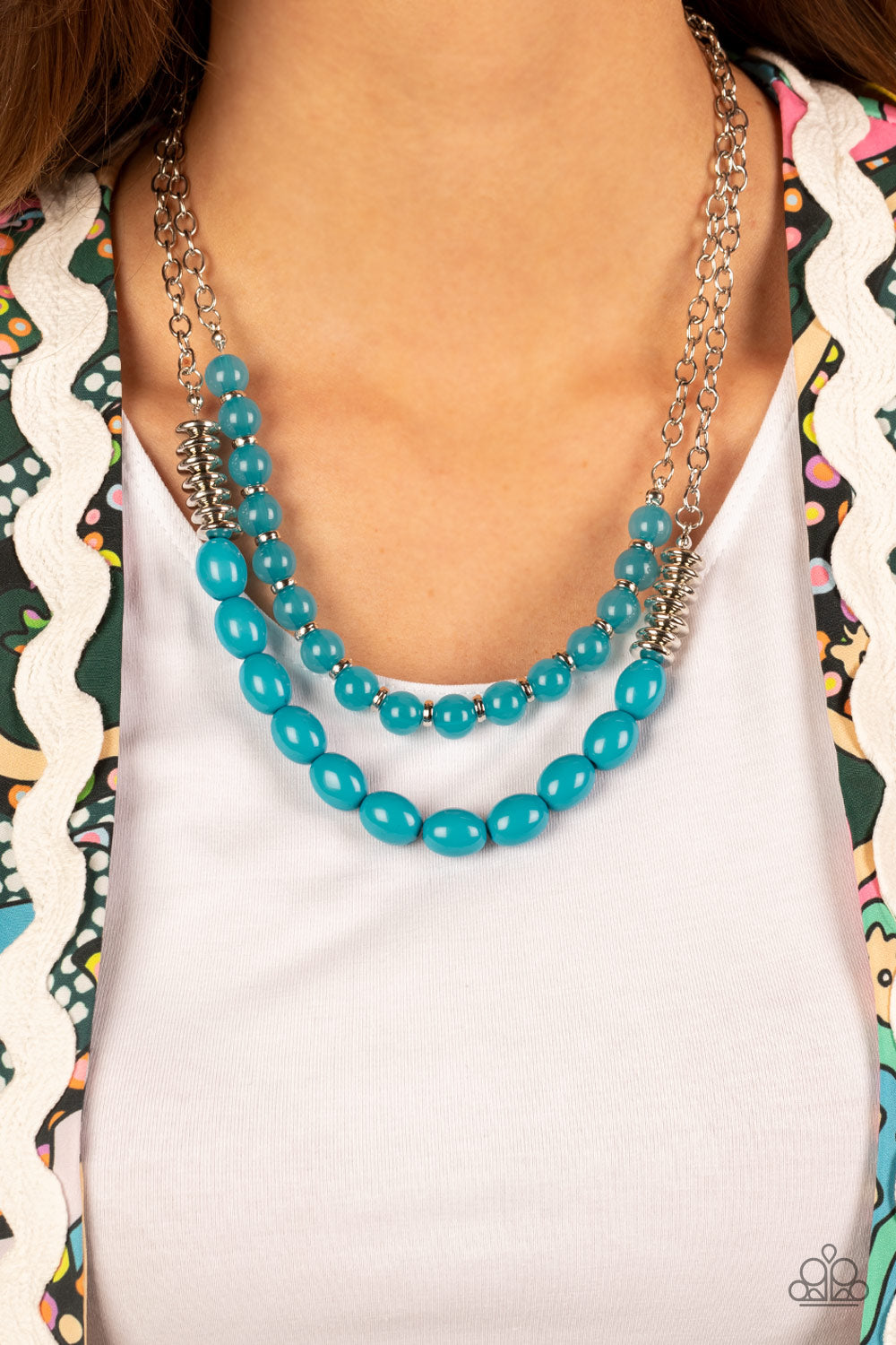 Paparazzi Accessories: Venetian Voyage - Blue Necklace