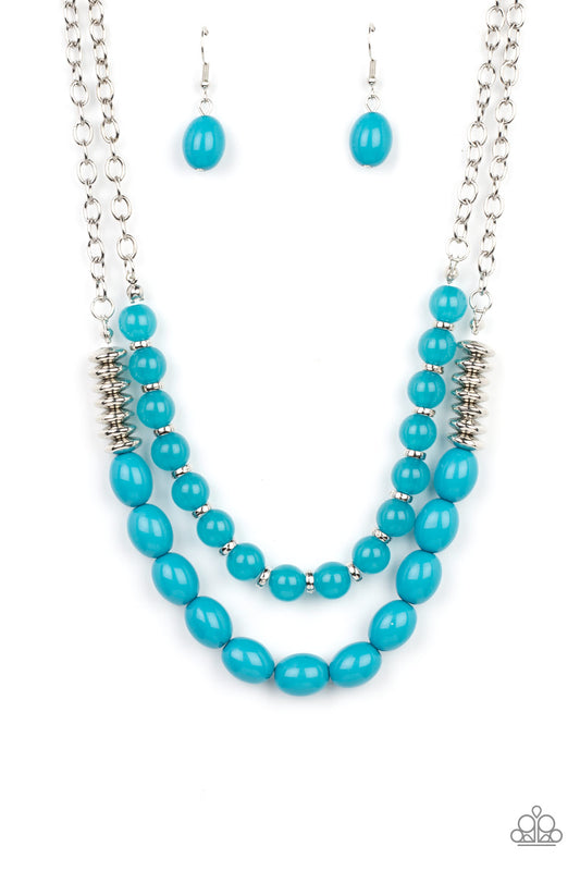 Paparazzi Accessories: Venetian Voyage - Blue Necklace
