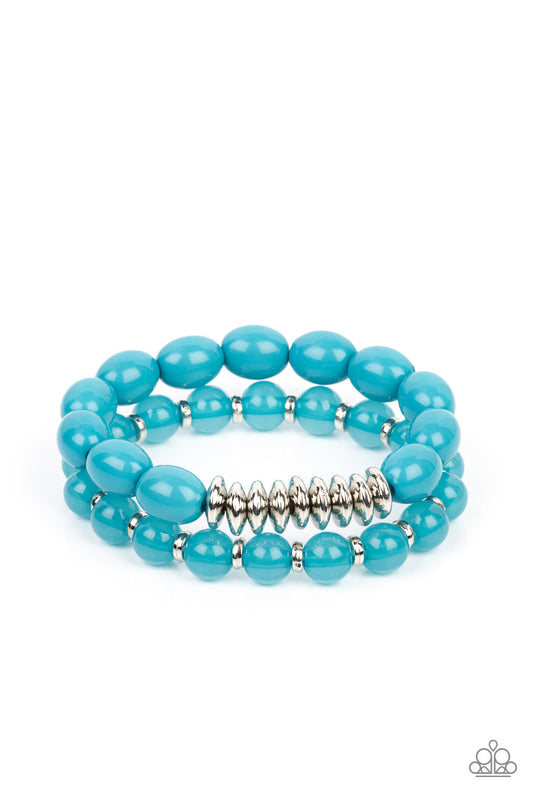 Paparazzi Accessories:La Vida Vacation - Blue Bracelet