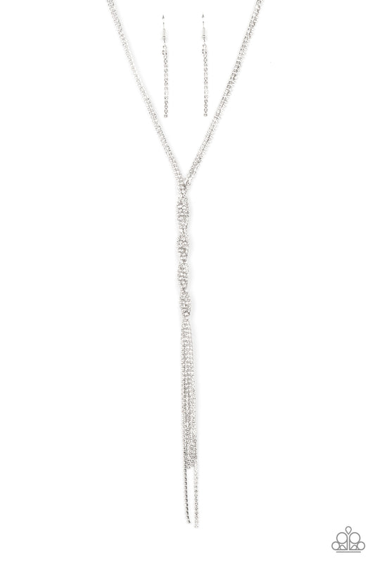 Paparazzi Accessories: Impressively Icy - White Necklace