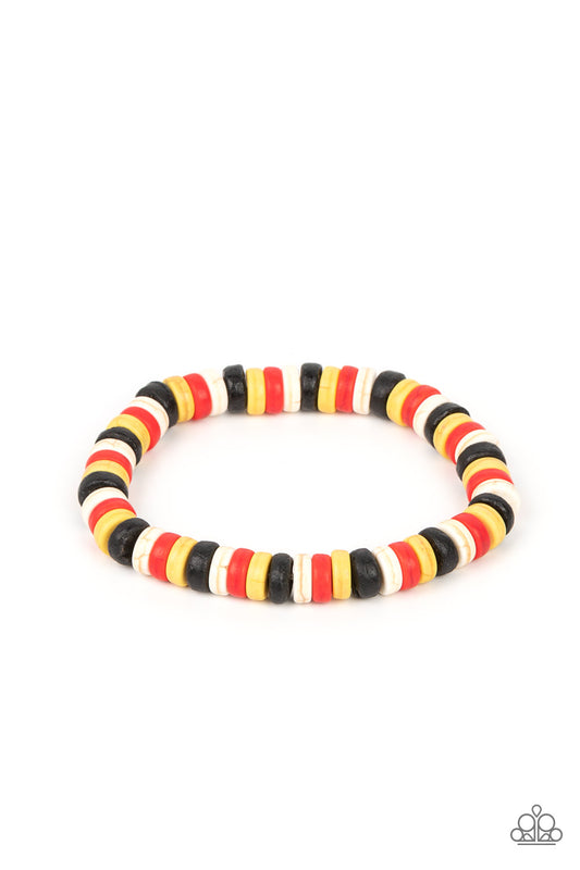 Paparazzi Accessories: Rural Rocker - Red Bracelet