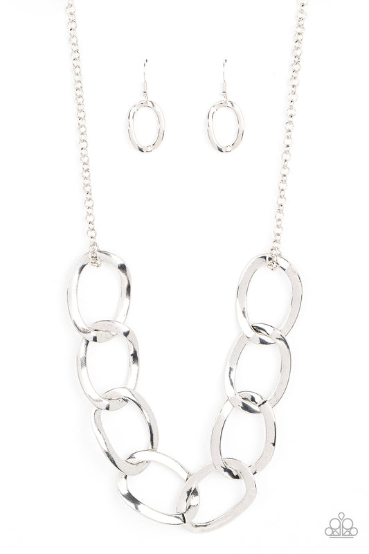 Paparazzi Accessories: Ive got the Power - Silver Necklace