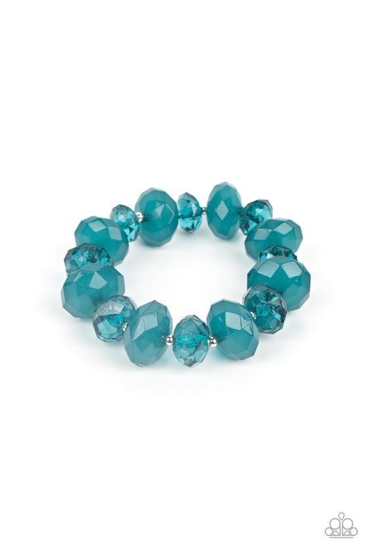 Paparazzi Accessories: Keep GLOWING Forward - Blue Bracelet