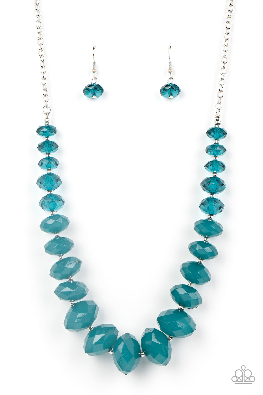 Paparazzi Accessories: Happy-GLOW-Lucky - Blue Necklace