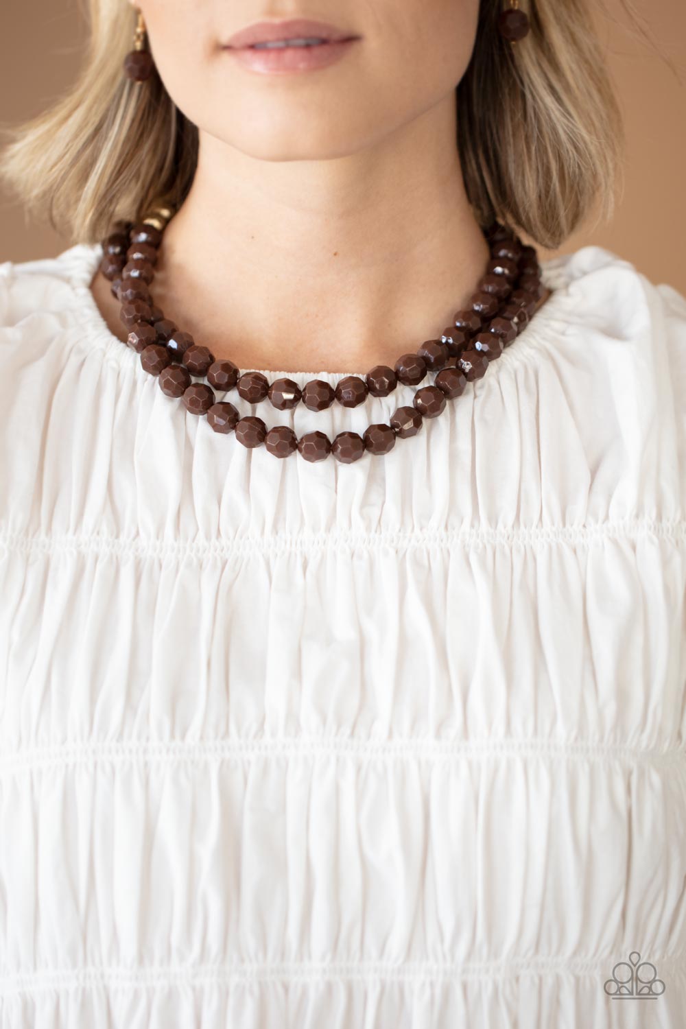 Paparazzi Accessories: Greco Getaway - Brown Necklace