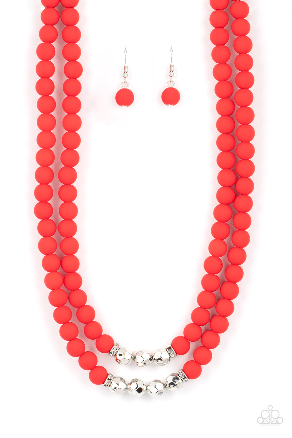 Paparazzi Accessories: Summer Splash - Red Necklace