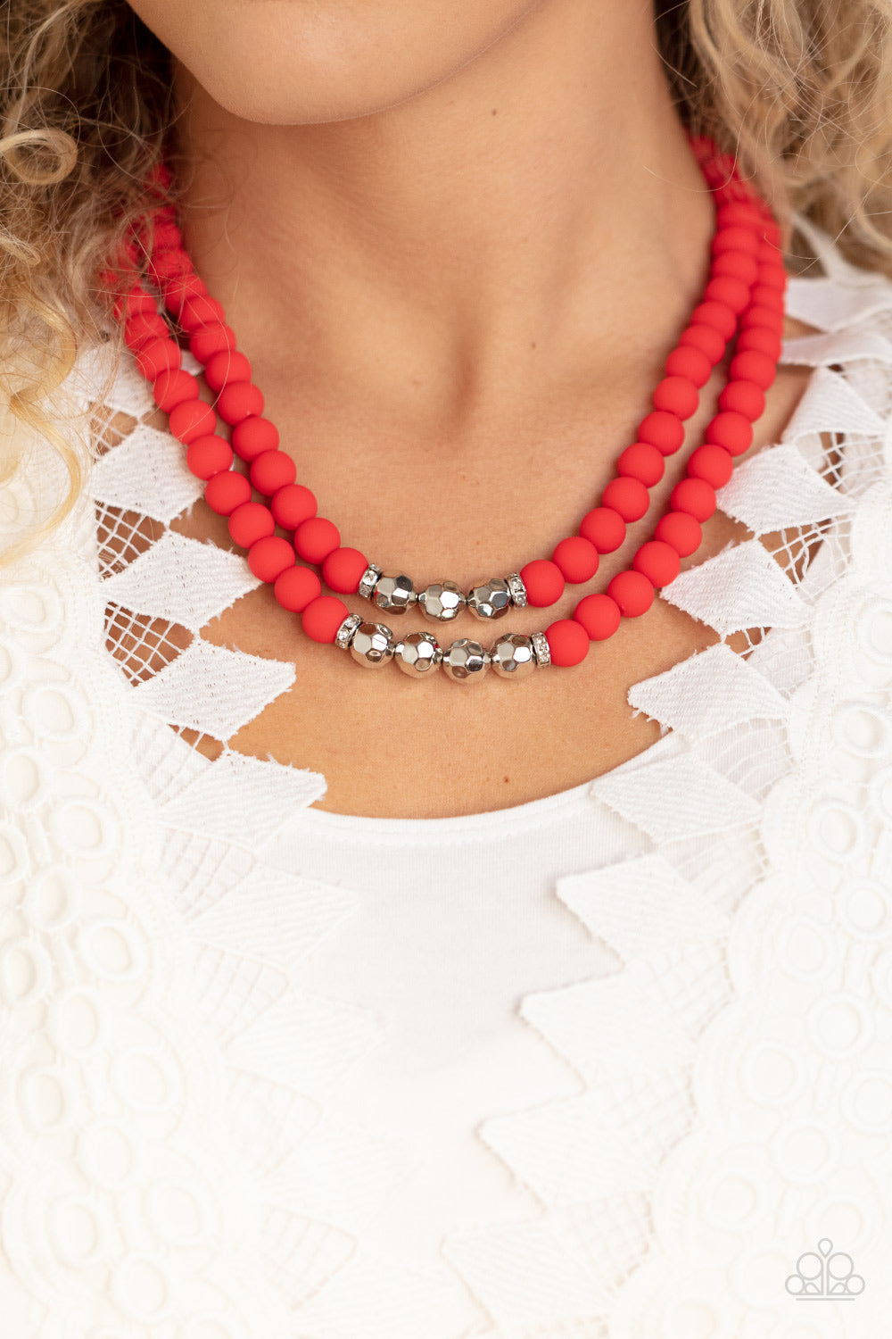 Paparazzi Accessories: Summer Splash - Red Necklace