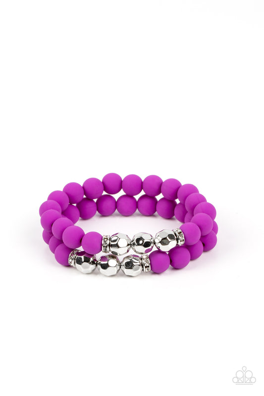 Paparazzi Accessories: Dip and Dive - Purple Bracelet