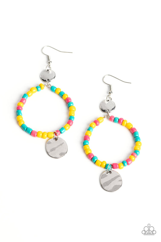 Paparazzi Accessories: Cayman Catch - Yellow Earring