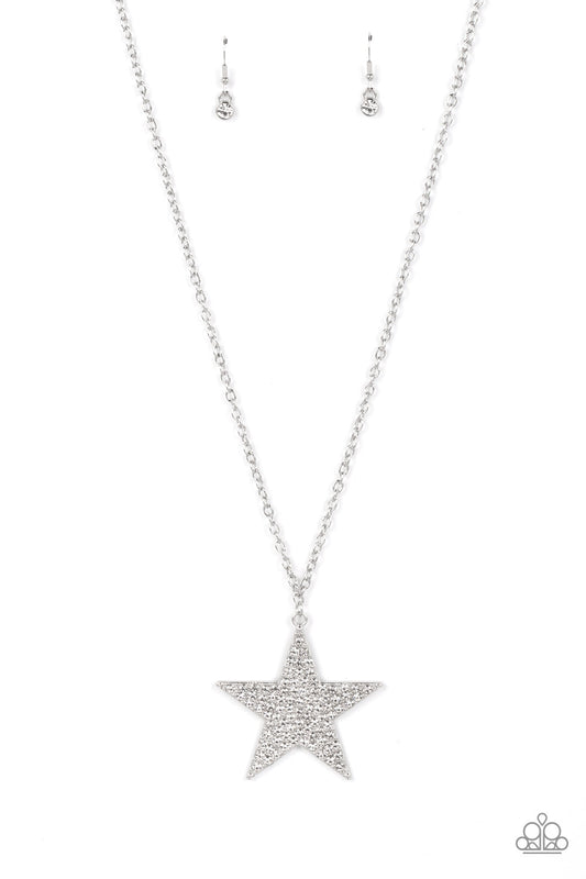 Paparazzi Accessories: Rock Star Sparkle - White Necklace