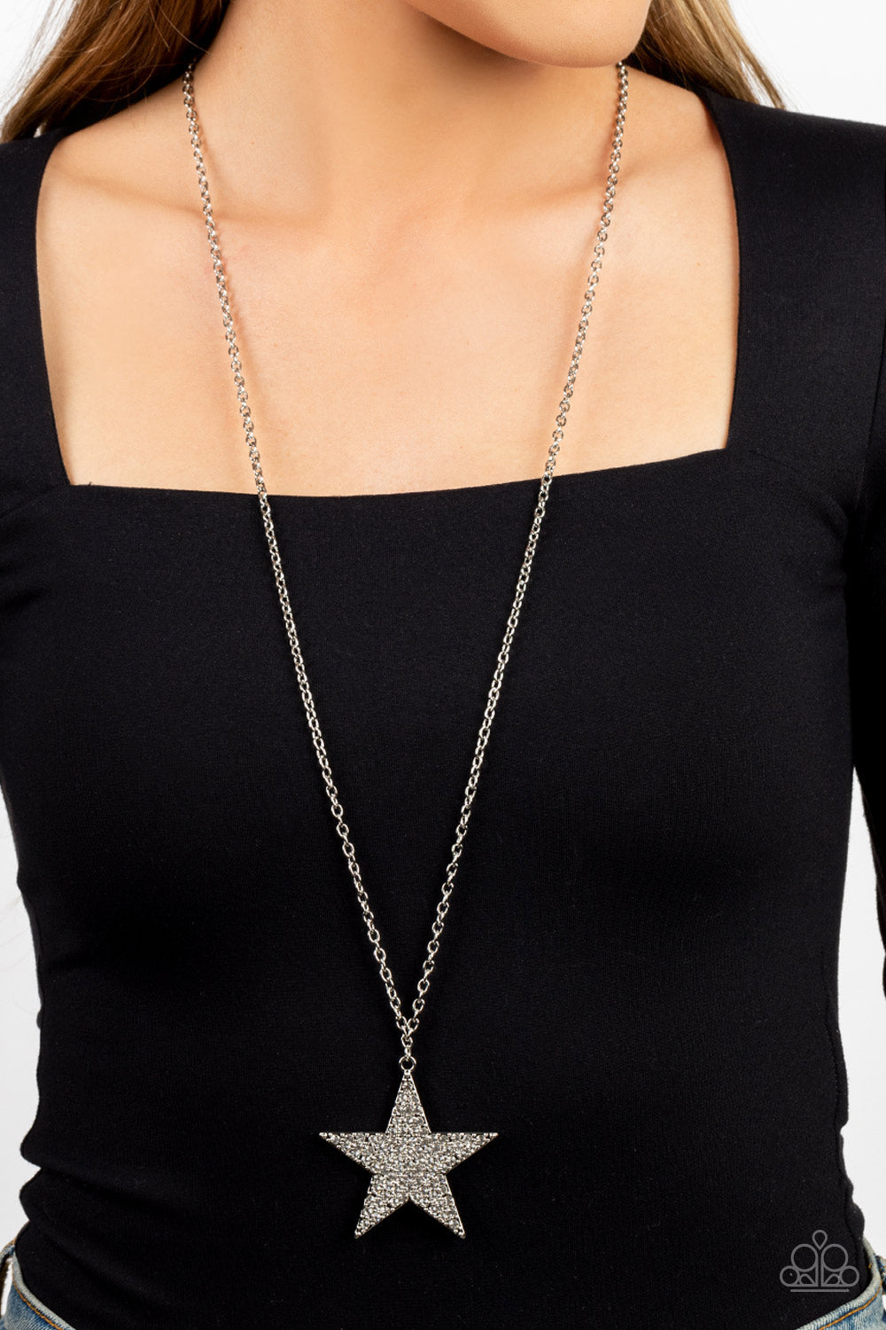 Paparazzi Accessories: Rock Star Sparkle - White Necklace